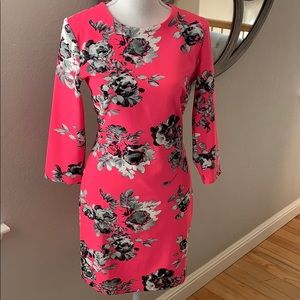 ASOS Pink Floral Dress with Open Back detail